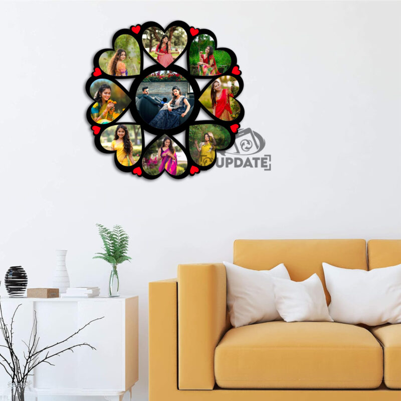 WC0021 heart shape wall clock - Image 5