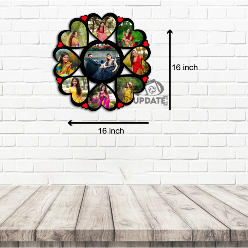 WC0021 heart shape wall clock - Image 4