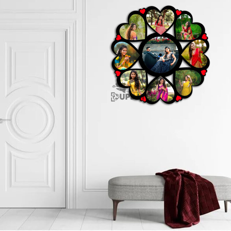 WC0021 heart shape wall clock - Image 3