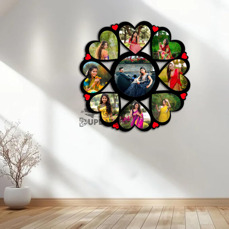 WC0021 heart shape wall clock - Image 2